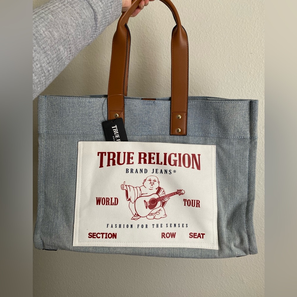 True Religion Large Tote (denim)